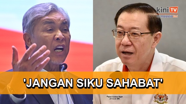 Ragu keikhlasan Umno? Lim jangan siku sahabat - bidas Zahid