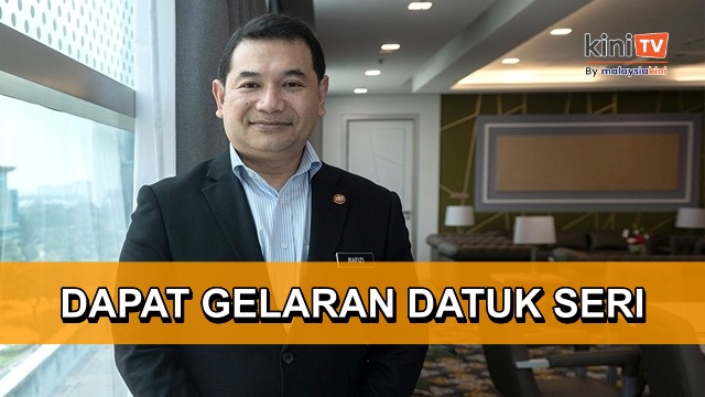 Rafizi kini bergelar datuk seri