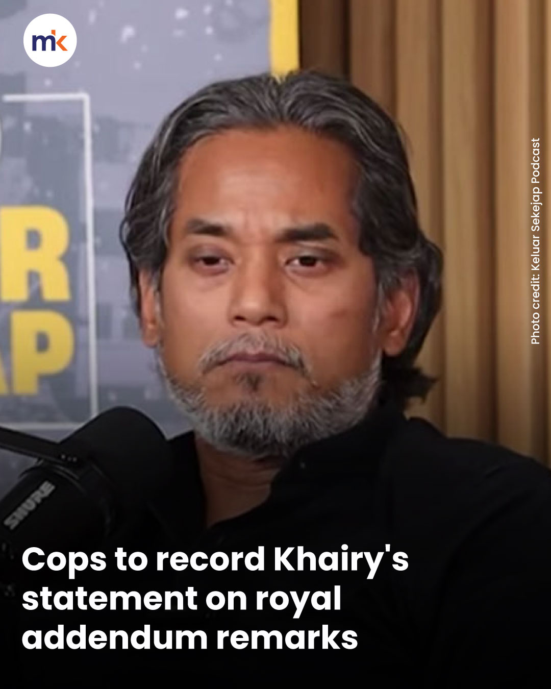 Cops to record Khairy's statement on royal addendum remarks