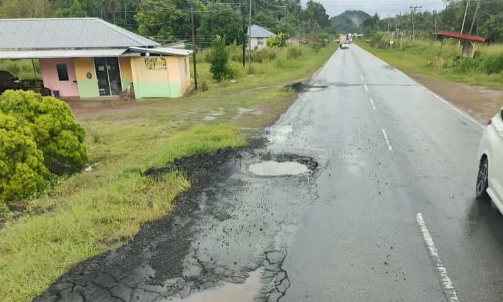 Pemuda Warisan kecam Adun GRS gagal baiki jalan