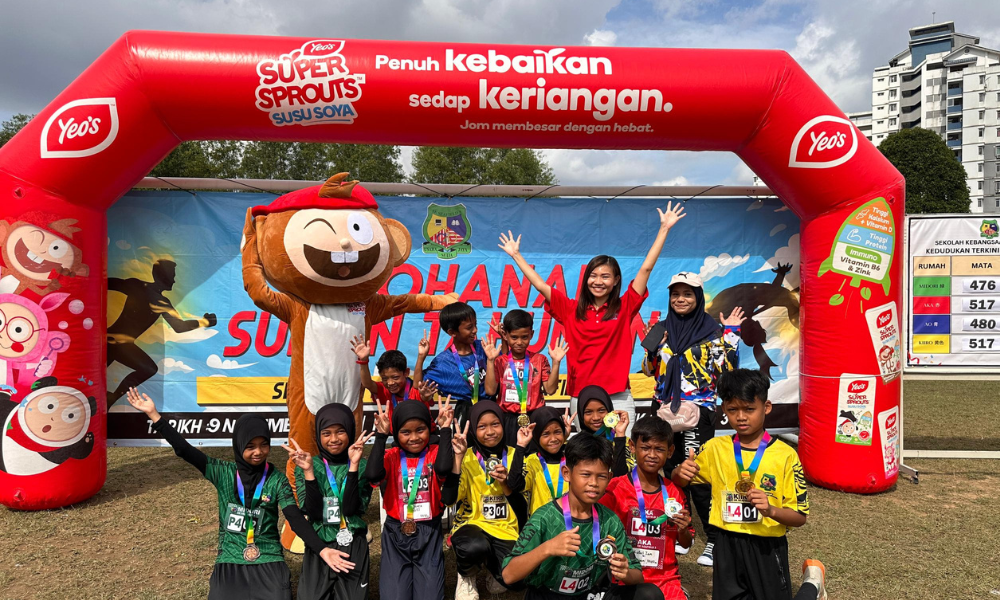 Yeo's supports Ministry of Education's School Sports Programme with nutritional boost for 300,000 primary students nationwide