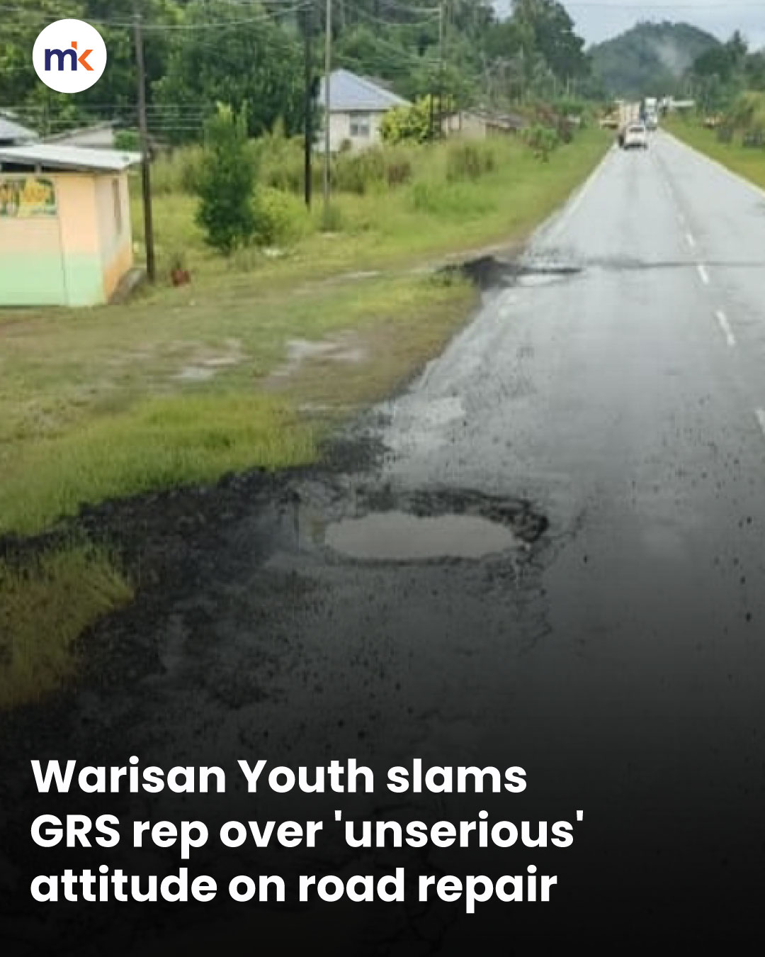 Warisan Youth slams GRS rep over 'unserious' attitude on road repair