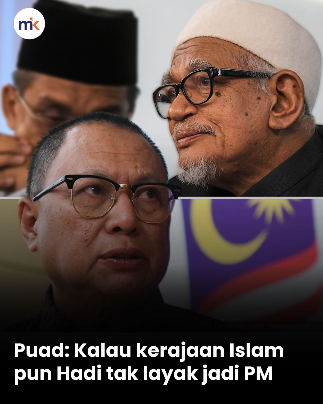 Puad: Kalau kerajaan Islam pun Hadi tak layak jadi PM