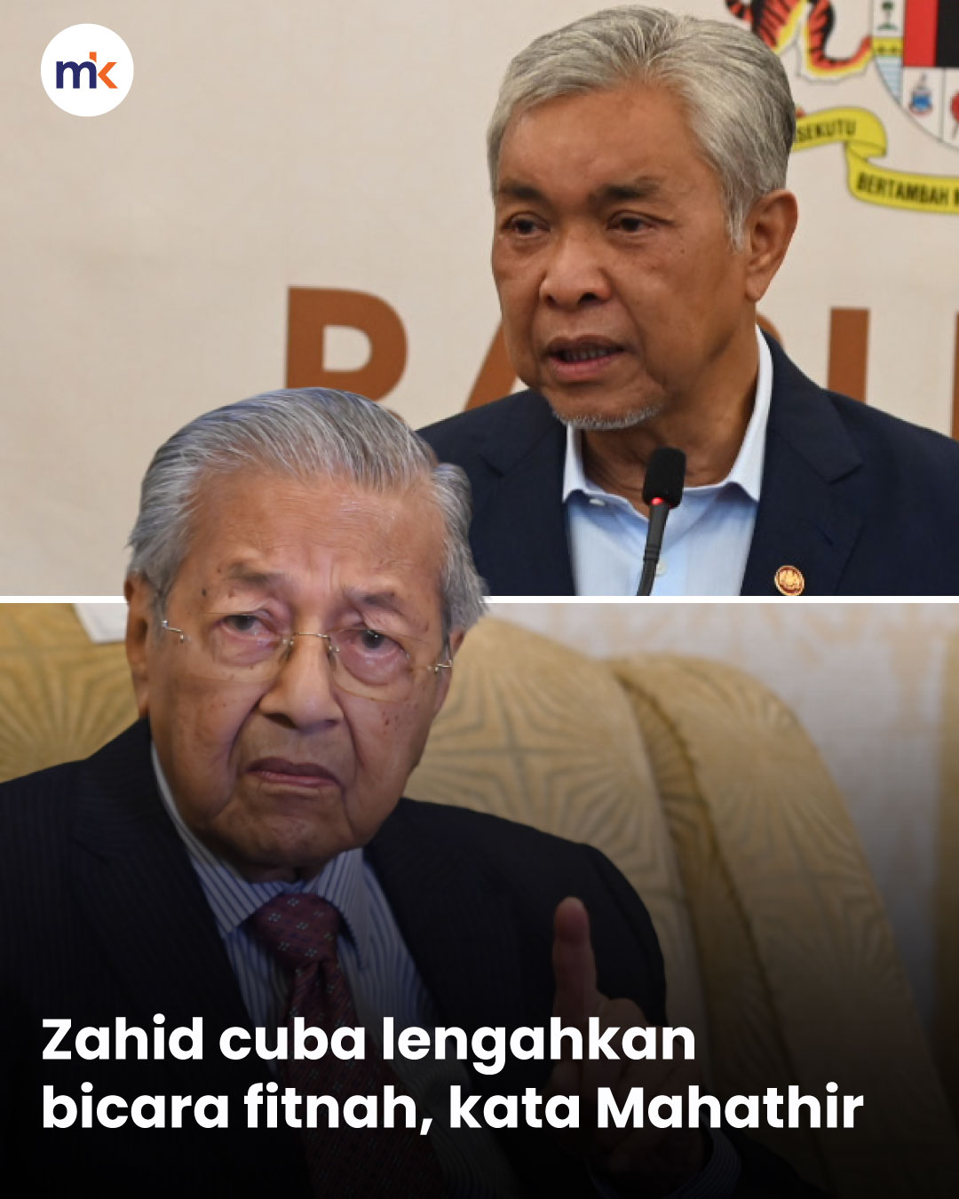 Zahid cuba lengahkan bicara fitnah, kata Mahathir