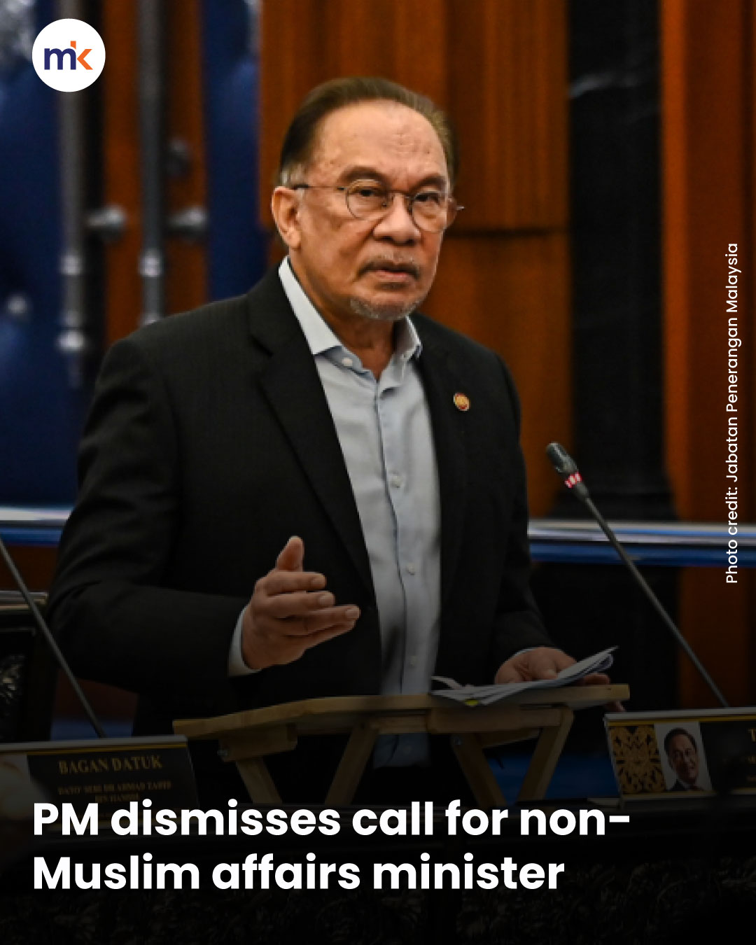 PM dismisses call for non-Muslim affairs minister