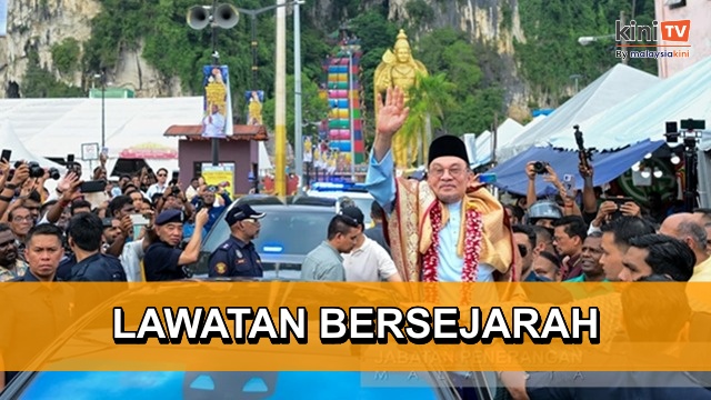 Anwar lawat Batu Caves untuk persiapan Thaipusam