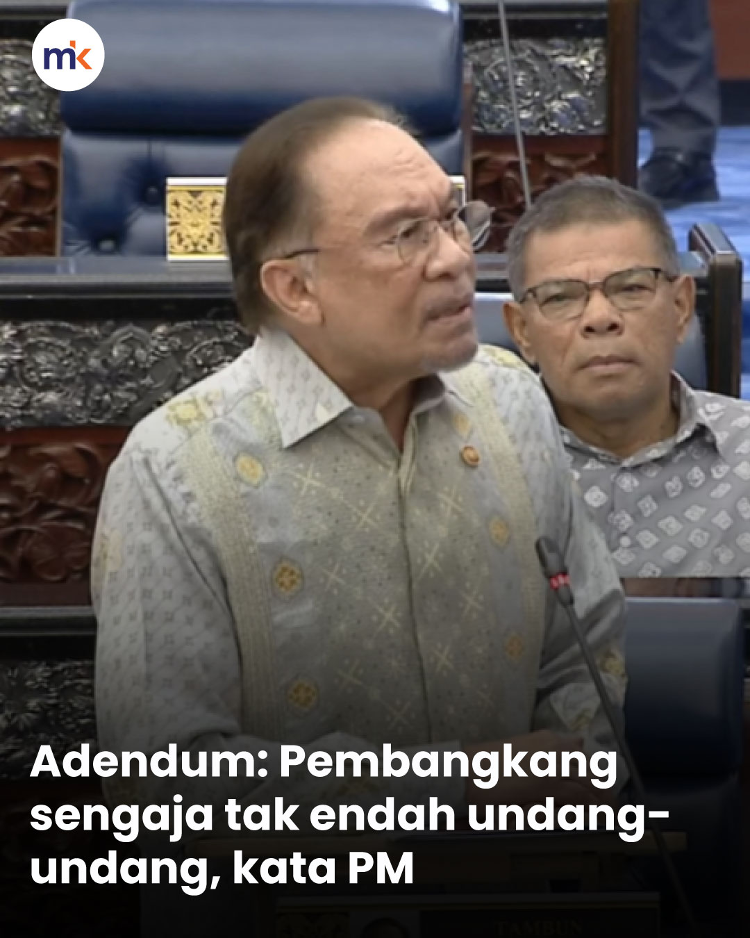 Adendum: Pembangkang sengaja tak endah undang-undang, kata PM