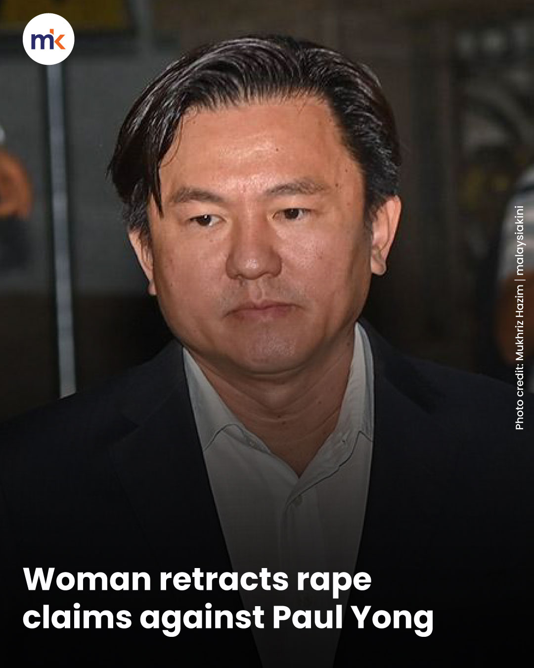 Woman retracts rape claims against Paul Yong