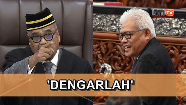 Timb Speaker tegur Hamzah: 'YB dengarlah, bincang diluar kalau mustahak'