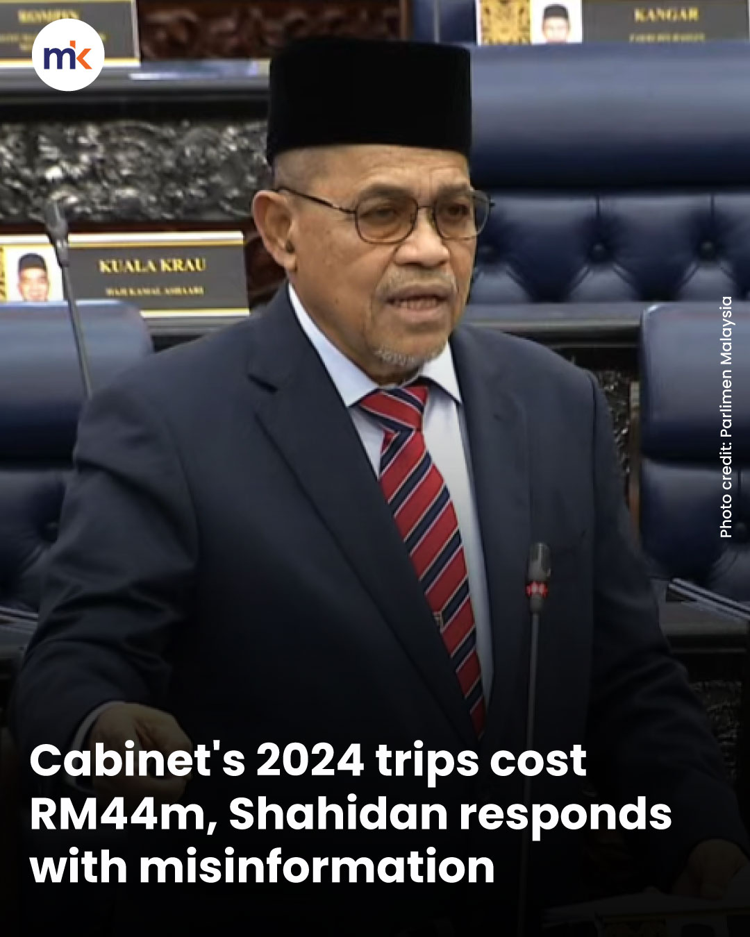 Cabinet's 2024 trips cost RM44m, Shahidan responds with misinformation
