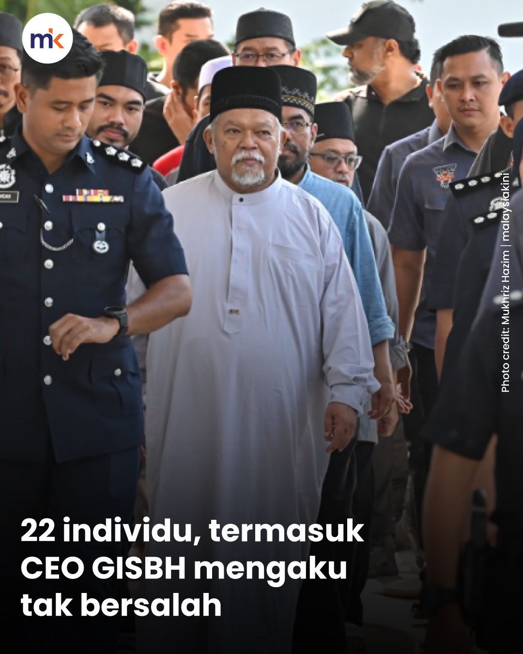22 individu, termasuk CEO GISBH mengaku tak bersalah