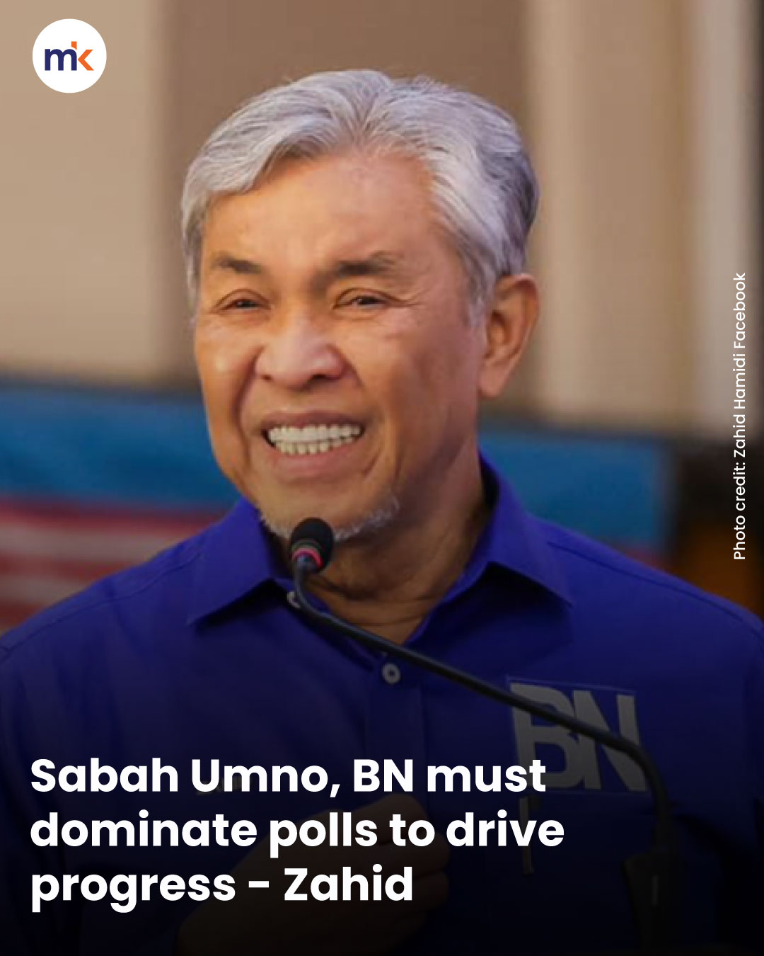 Sabah Umno, BN must dominate polls to drive progress - Zahid