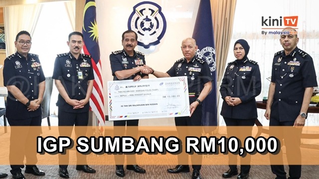 IGP sumbang RM10,000 bayaran saman oleh Papagomo ke tabung polis