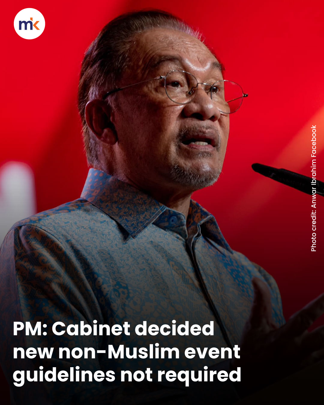 PM: Cabinet decided new non-Muslim event guidelines not required