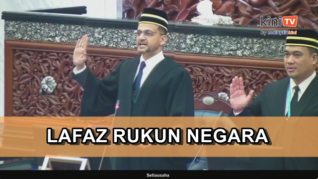 Ahli parlimen lafaz ikrar Rukun Negara di Dewan Rakyat