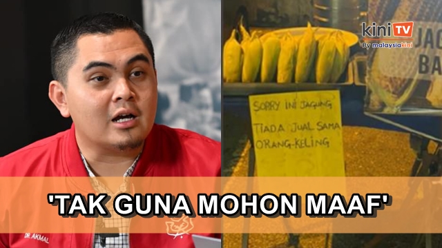 Akmal gesa penjual jagung dikena tindakan, tak memadai mohon maaf