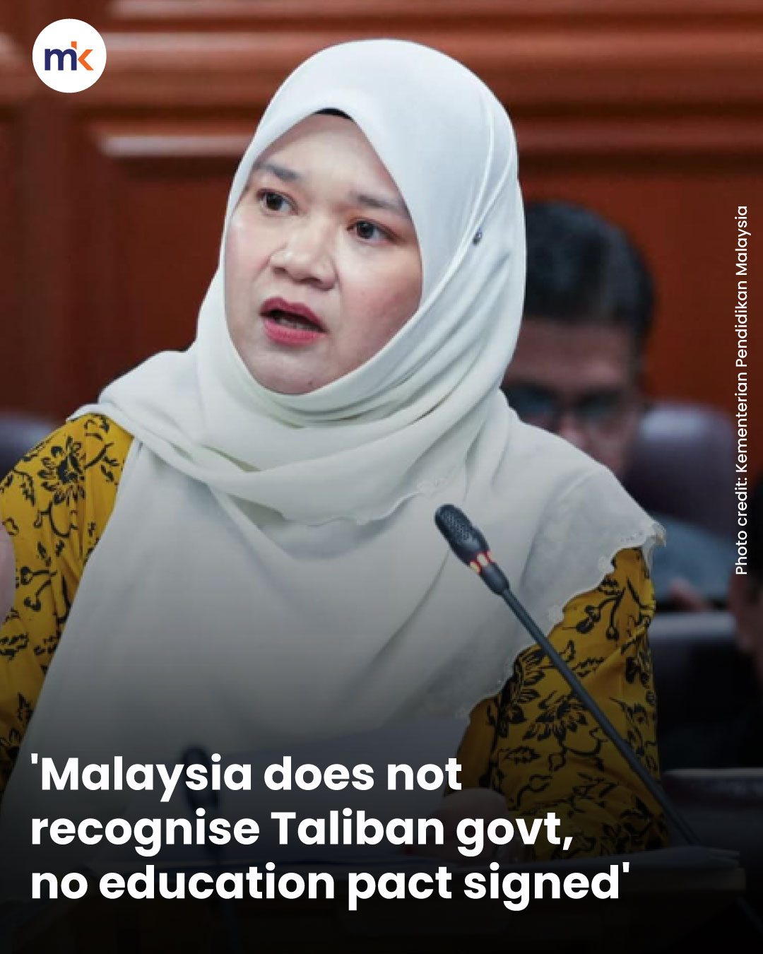 'Malaysia does not recognise Taliban govt, no education pact signed'