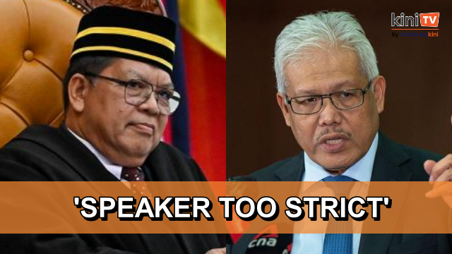 Speaker too strict, opposition MPs treated like schoolchildren - Hamzah