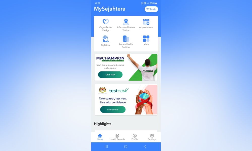 Seniors can book influenza vaccinations via MySejahtera on Feb 14