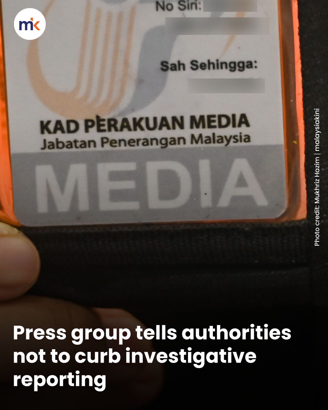 Press group tells authorities not to curb investigative reporting