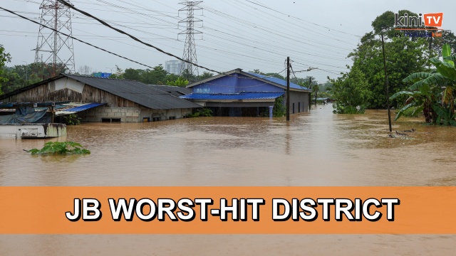 Flood situation in Johor worsens, over 10,000 evacuated