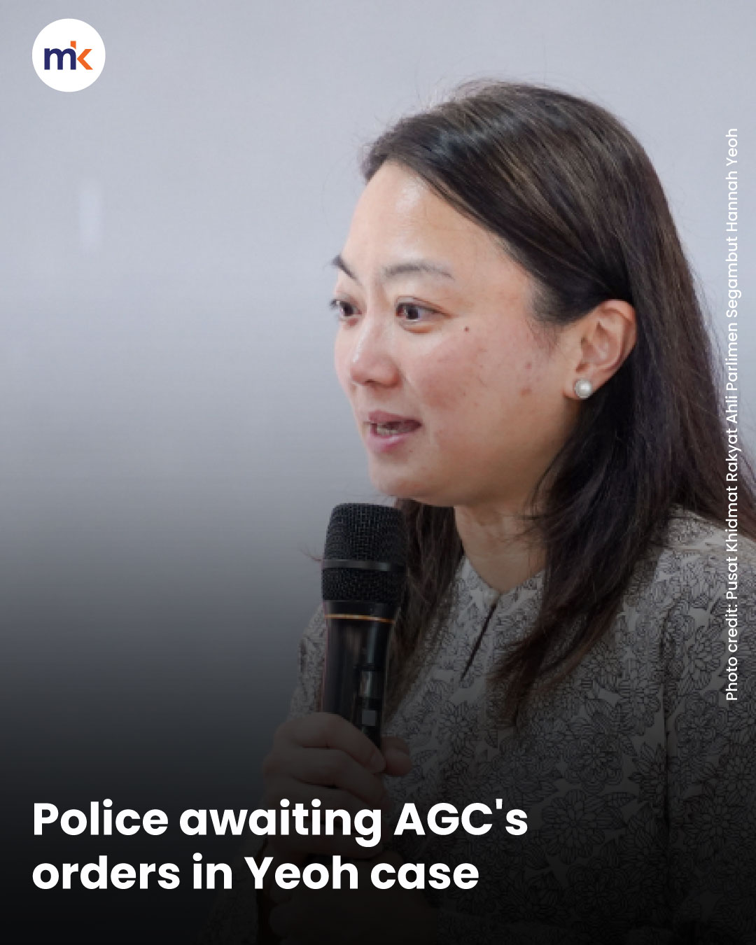 Police awaiting AGC's orders in Yeoh case