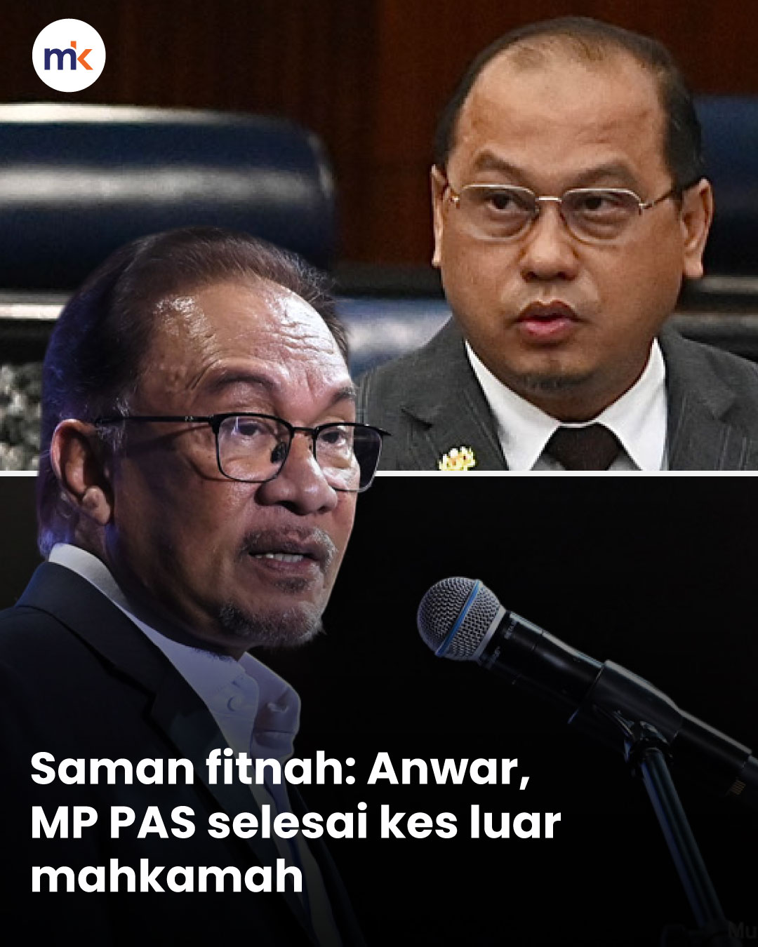 Saman fitnah: Anwar, MP PAS selesai kes luar mahkamah