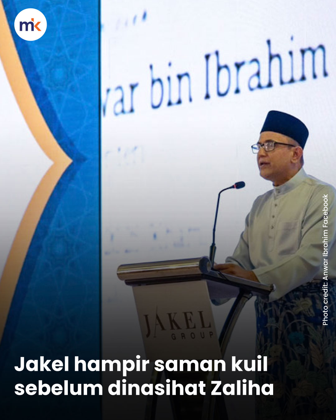 Jakel hampir saman kuil sebelum dinasihat Zaliha