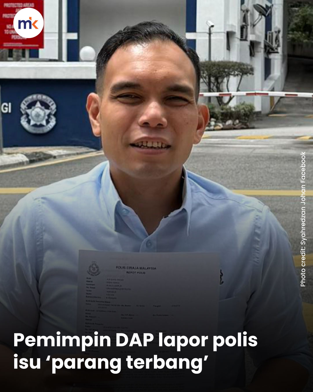 Pemimpin DAP lapor polis isu ‘parang terbang’