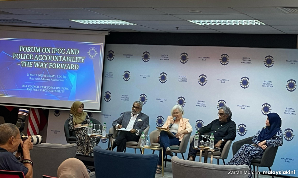Panel forum persoal sikap berdiam diri IPCC isu terkait polis