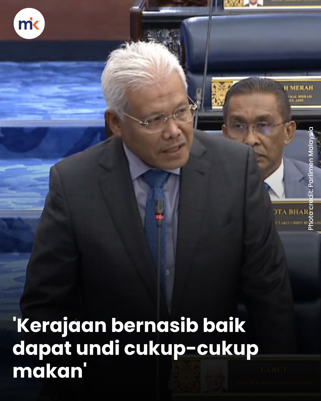 'Kerajaan bernasib baik dapat undi cukup-cukup makan'
