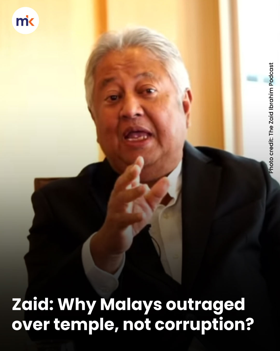 Zaid: Why Malays outraged over temple, not corruption?
