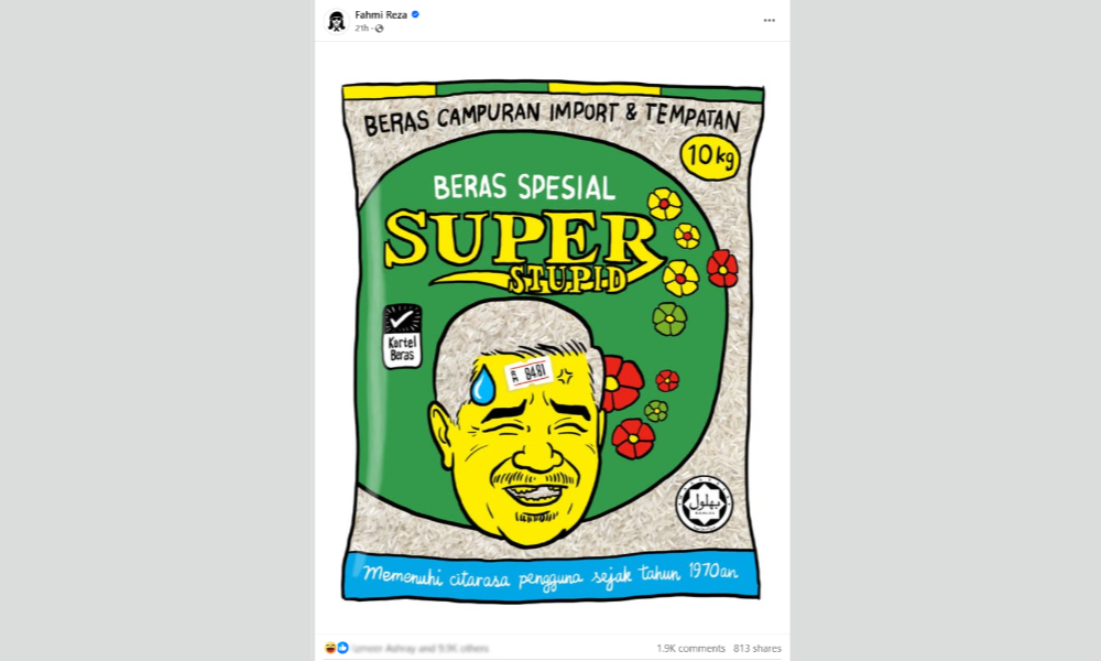 'I'll keep working': Mat Sabu on 'Super Stupid rice' caricature