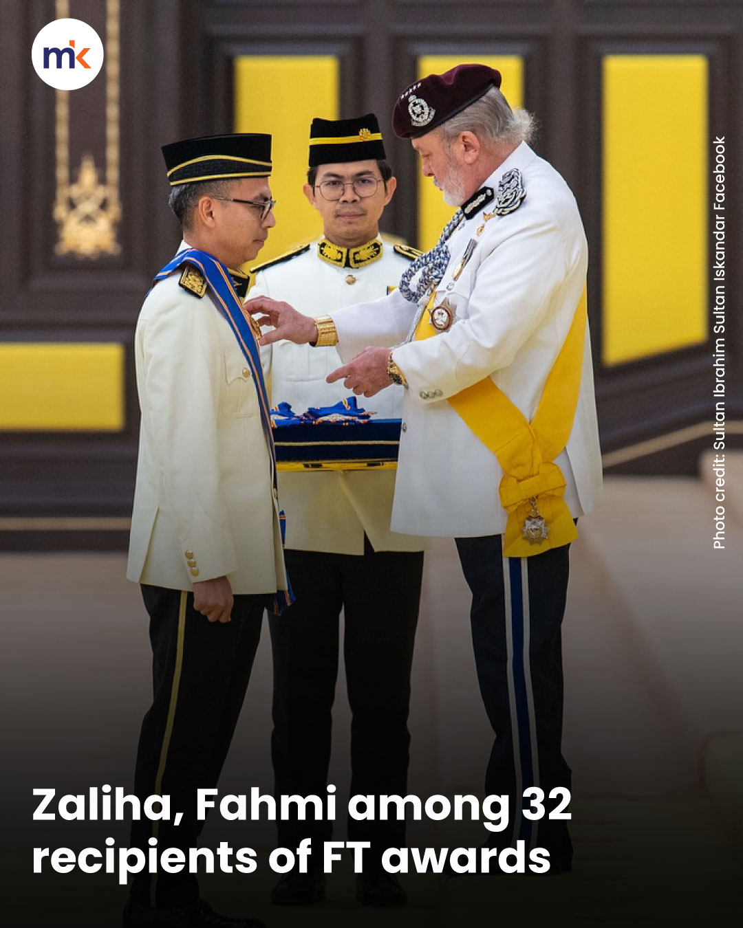 Zaliha, Fahmi among 32 recipients of FT awards