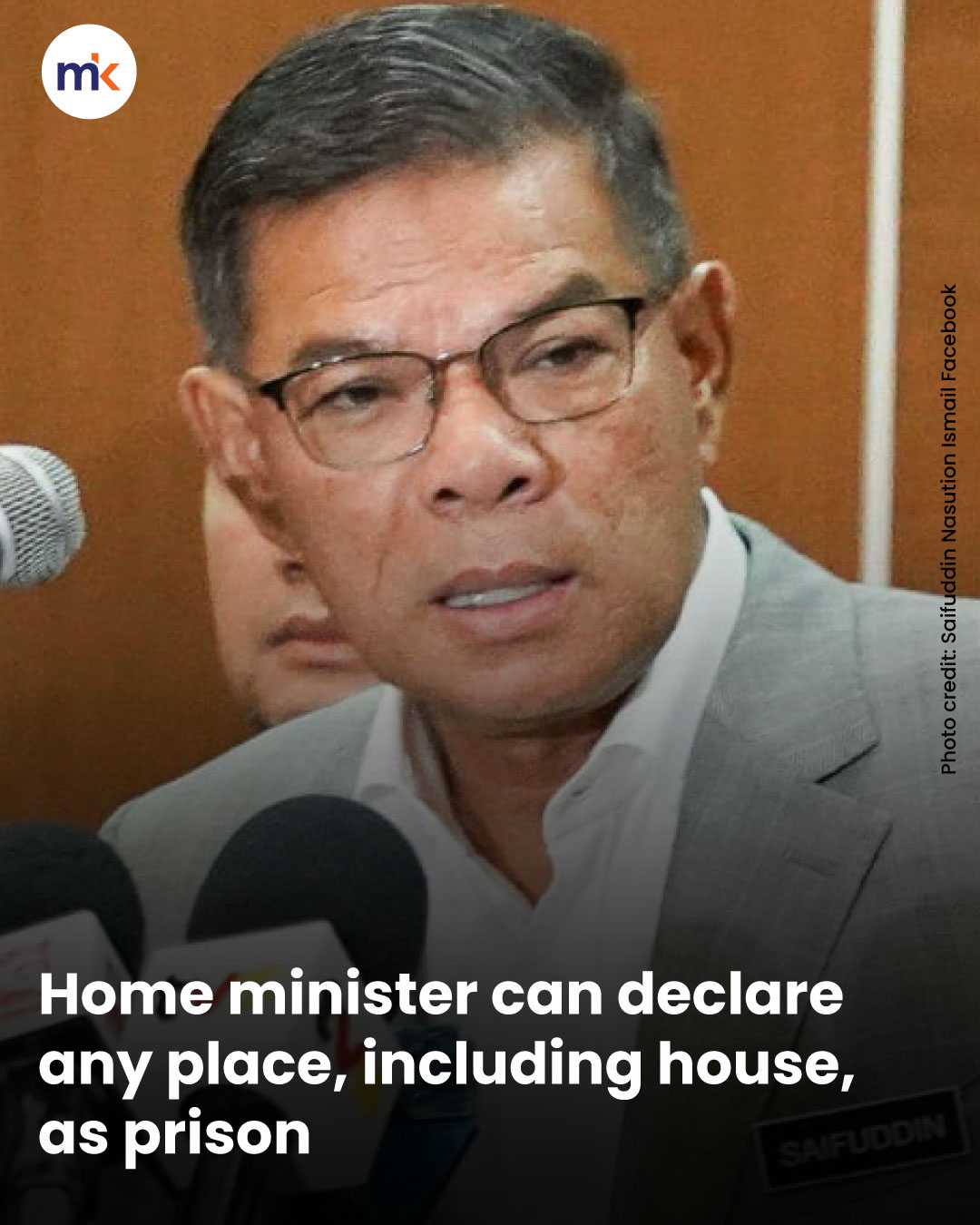 Home minister can declare any place, including house, as prison