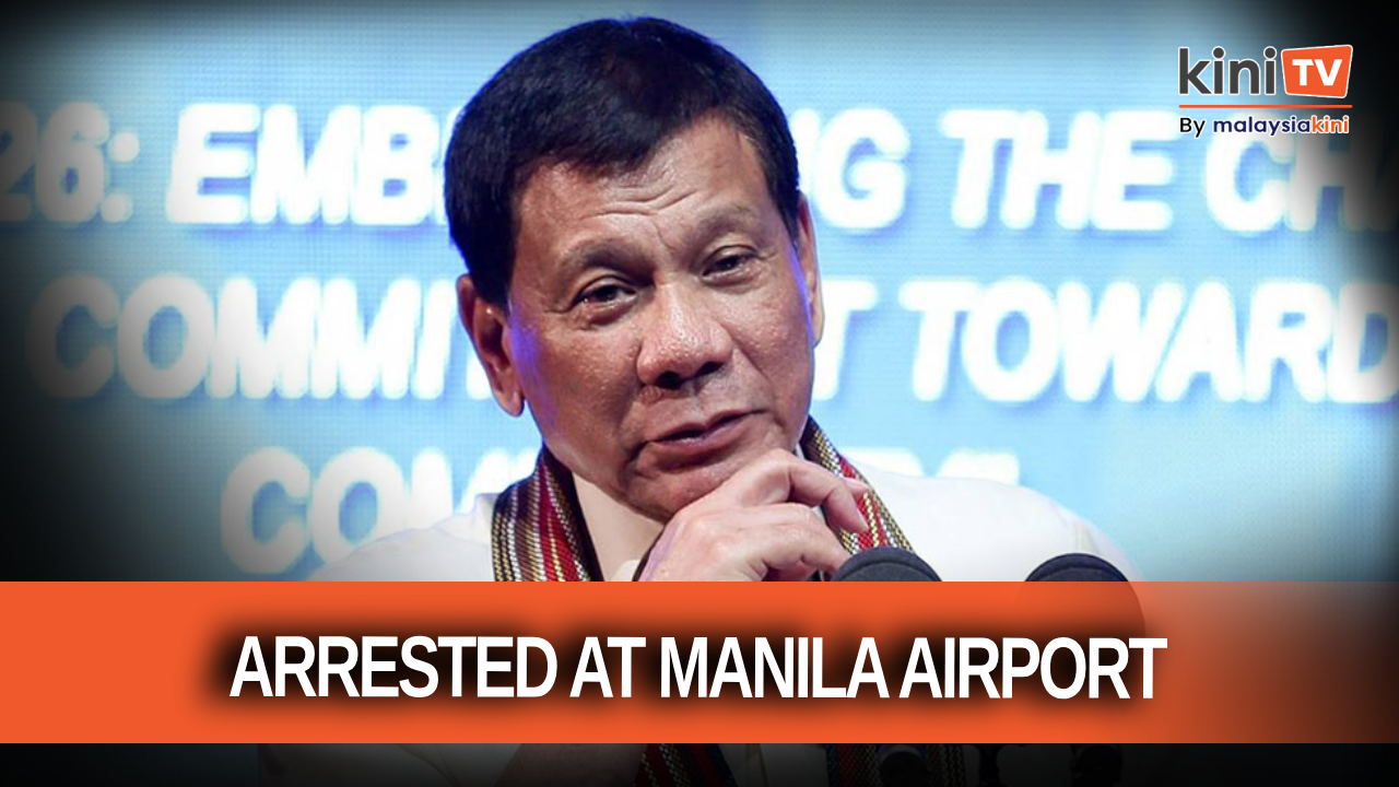 Former Philippine president Duterte arrested after ICC issues warrant