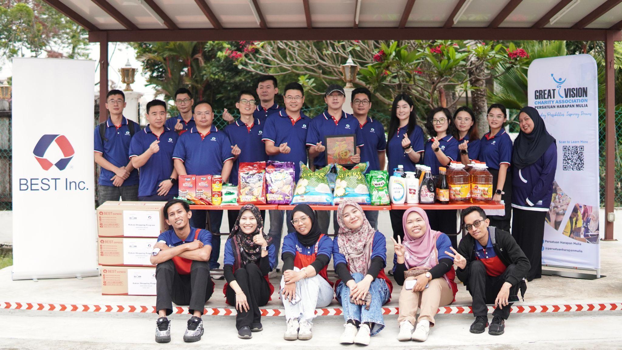 BEST Inc. Malaysia 与 Great Heart Charity Association (GHCA) 携手在斋月期间援助巴生弱势家庭