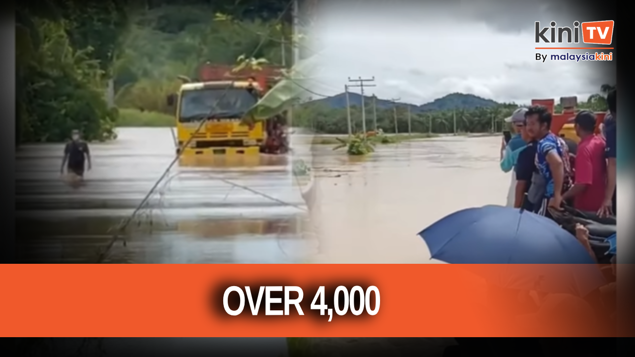 Number of flood evacuees in Sabah rises to over 4k