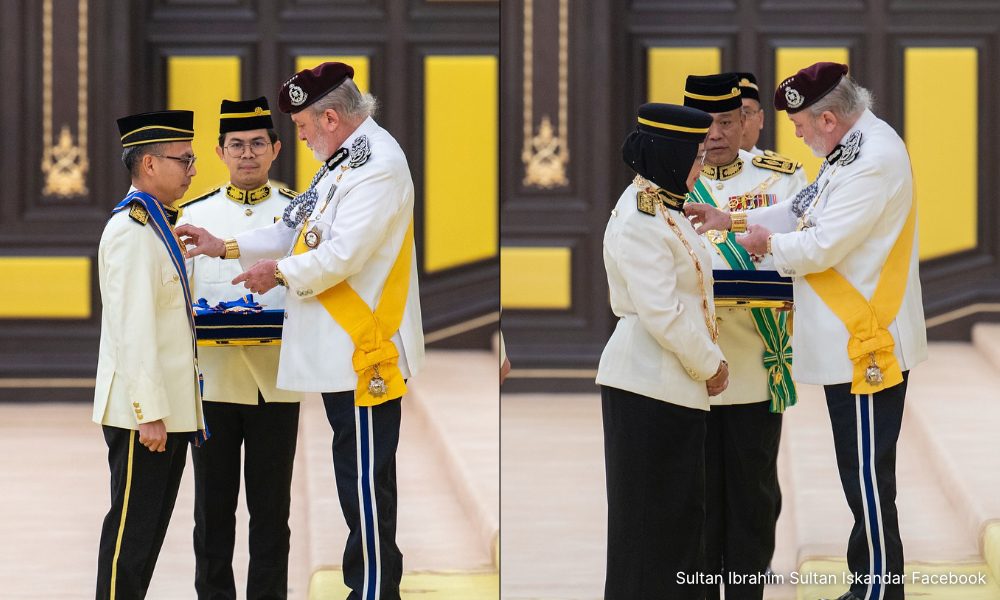 King awards 'Datuk Seri' Zaliha, 'Datuk' Fahmi, 30 others
