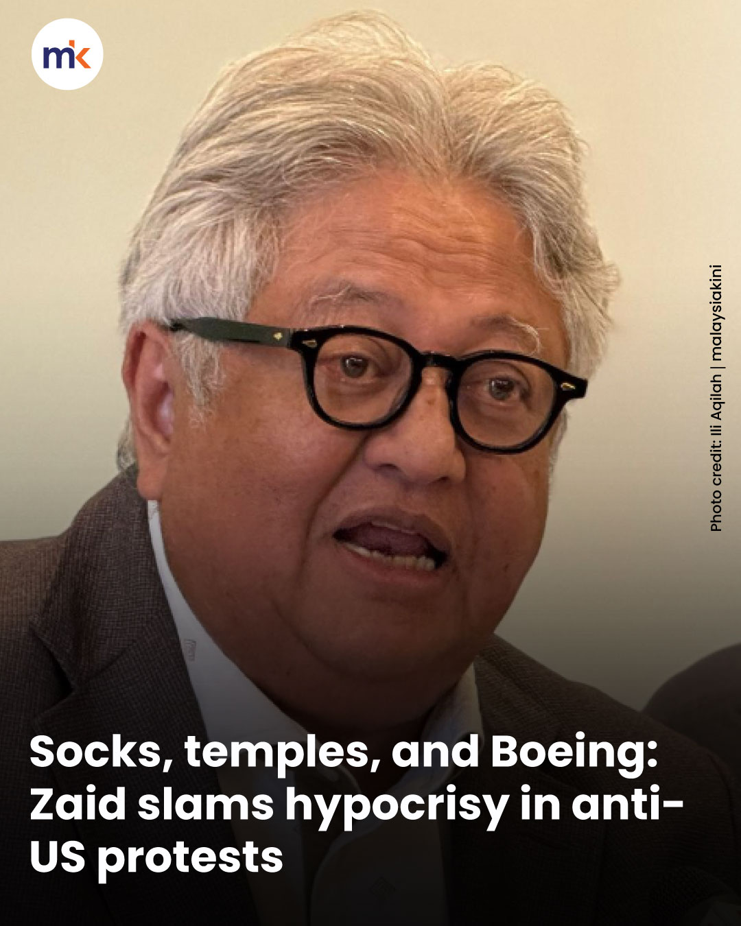 Socks, temples, and Boeing: Zaid slams hypocrisy in anti-US protests