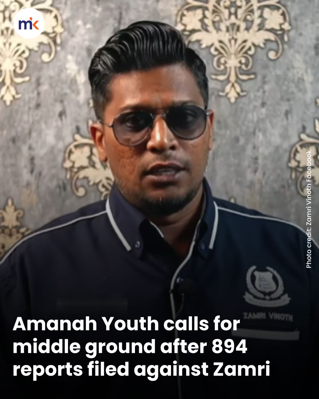 Amanah Youth calls for middle ground after 894 reports filed against Zamri
