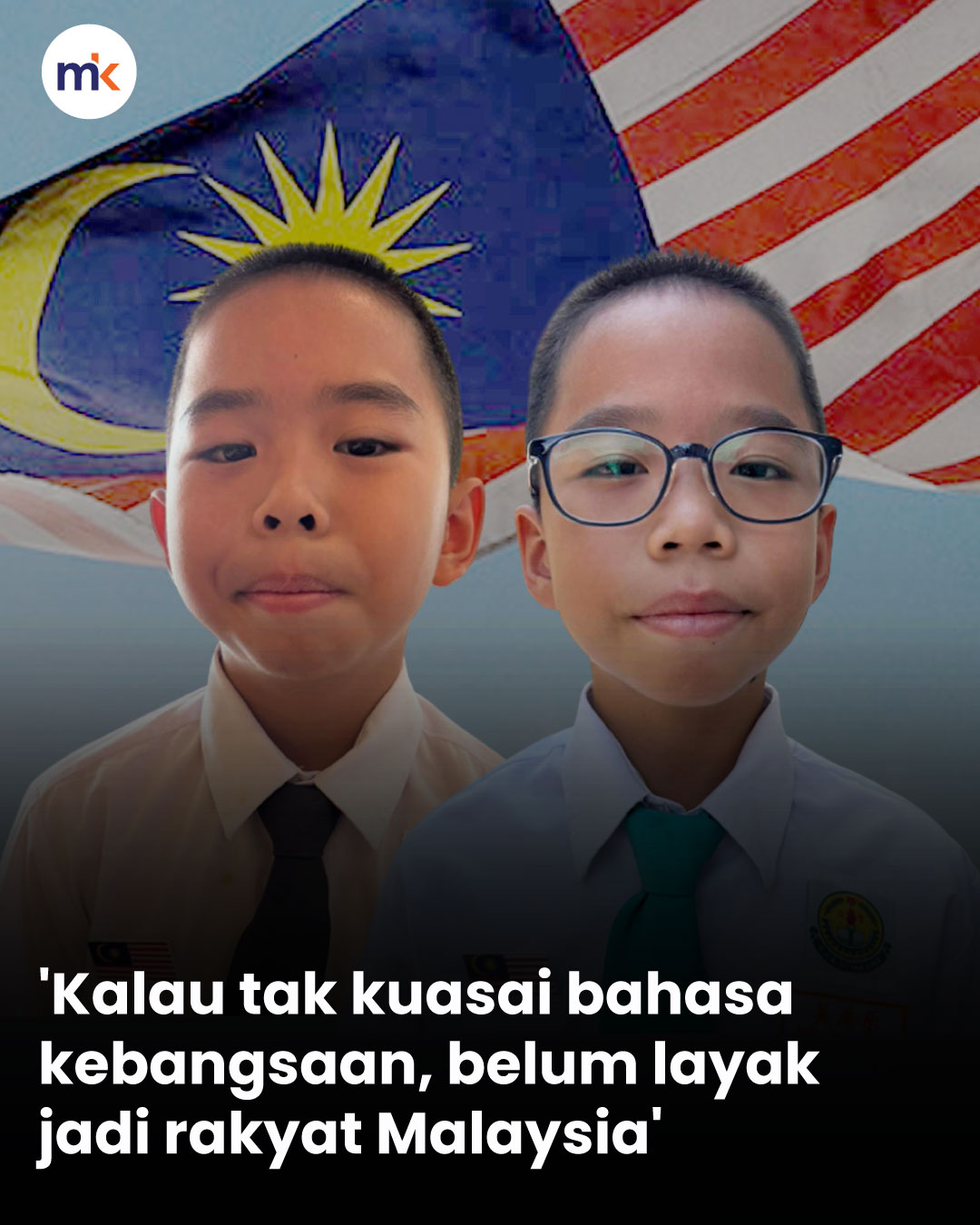 'Kalau tak kuasai bahasa kebangsaan, belum layak jadi rakyat Malaysia'