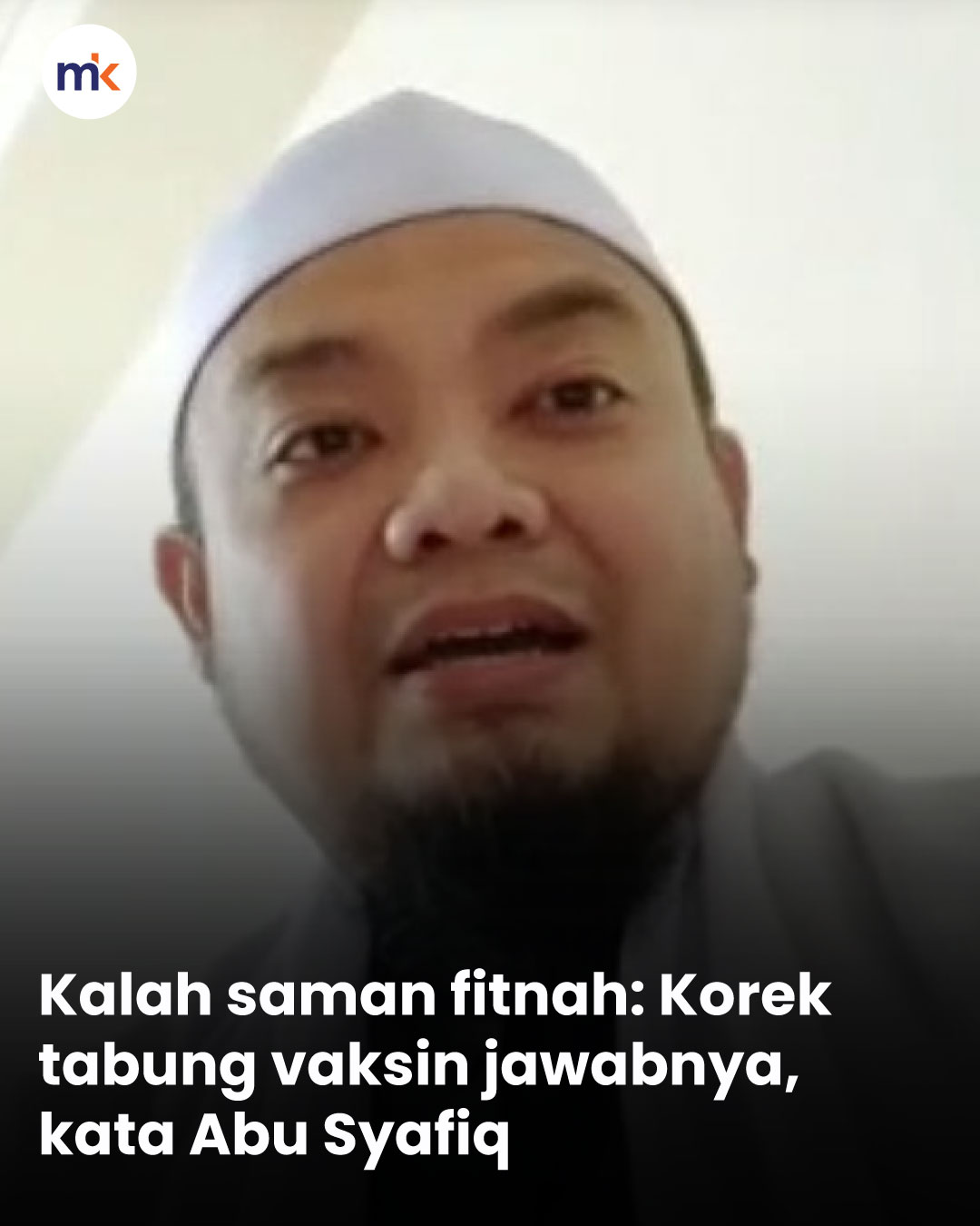 Kalah saman fitnah: Korek tabung vaksin jawabnya, kata Abu Syafiq