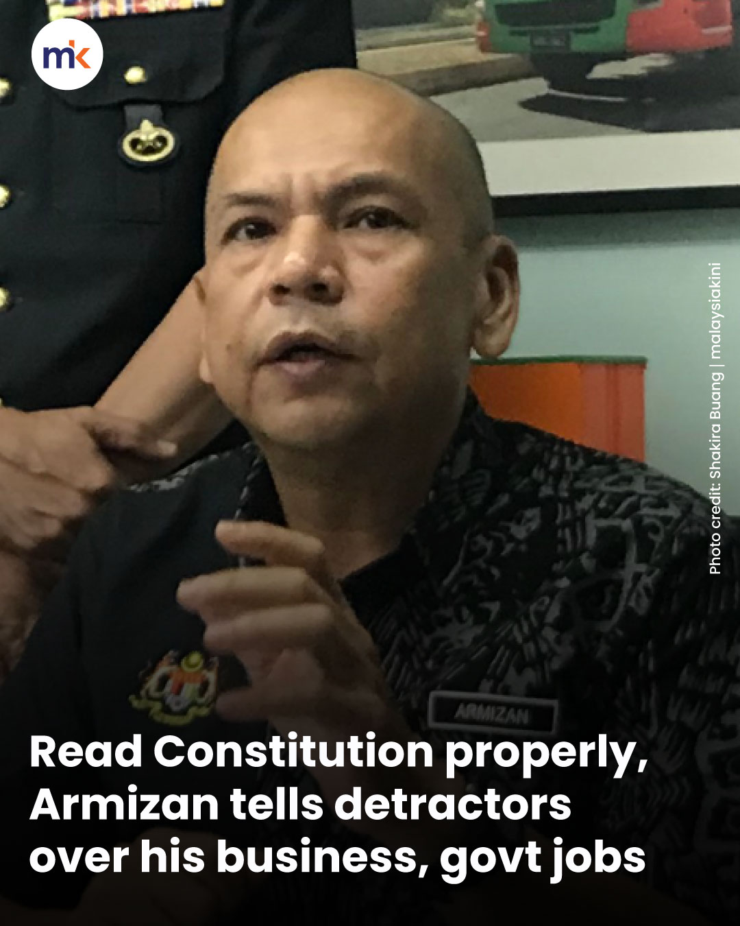 Read Constitution properly, Armizan tells detractors over his business, govt jobs