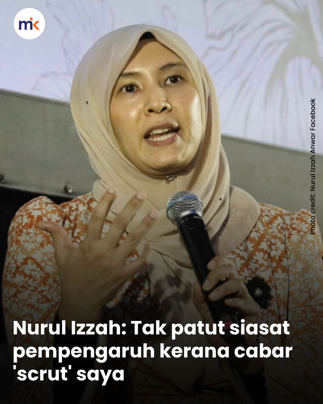 Nurul Izzah: Tak patut siasat pempengaruh kerana cabar 'scrut' saya