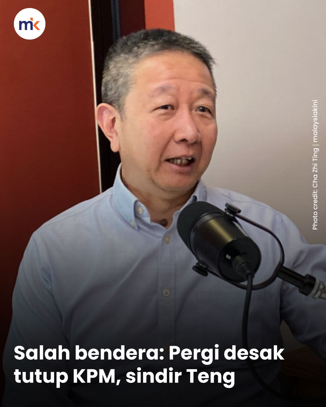 Salah bendera: Pergi desak tutup KPM, sindir Teng