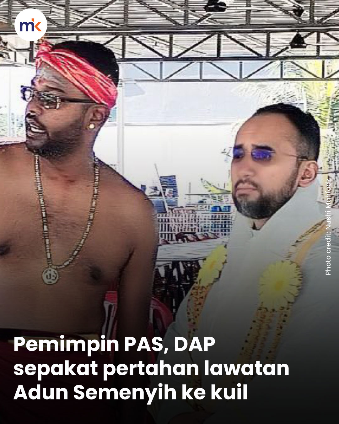 Pemimpin PAS, DAP sepakat pertahan lawatan Adun Semenyih ke kuil