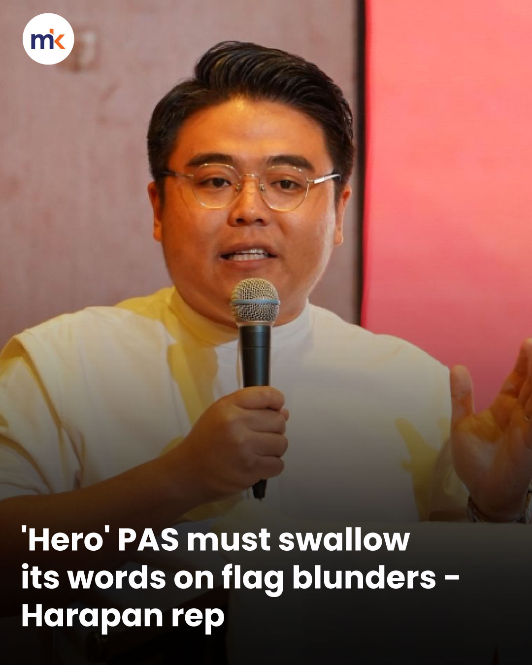 'Hero' PAS must swallow its words on flag blunders - Harapan rep