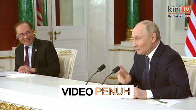 [Video Penuh] Sidang media Anwar-Presiden Rusia bertukar lucu