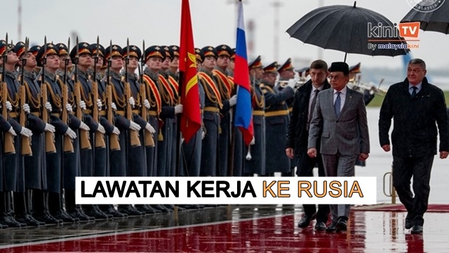Anwar tiba di Moscow, terima sambutan kehormat rasmi Rusia dalam hujan